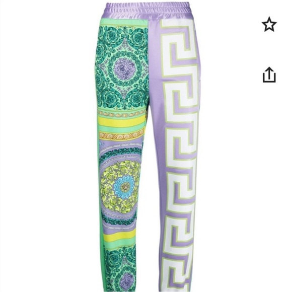 Versace Barocco mosaic print joggers NWT - Picture 7 of 9